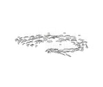 Glass Feathers Flying Chandelier — Modern LED Statement Pendant for Dining & Living Rooms