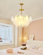 glass-feather-pearl-chandelier
