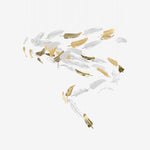 Glass Feathers Flying Chandelier — Modern LED Statement Pendant for Dining & Living Rooms