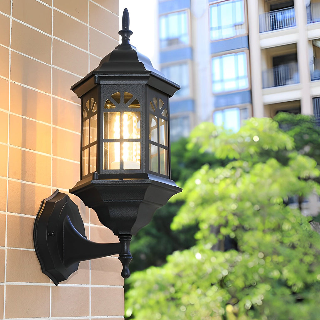 Glass European Style Outdoor Wall Lamp Li002333
