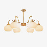 Glass Persimmon Chandelier