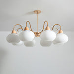 Glass Persimmon Chandelier