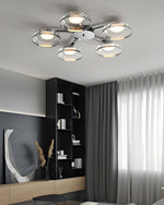 Glass Round Bowl Ceiling Lamp