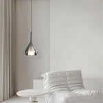 Glass Teardrop Pendant Light