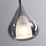 Glass Teardrop Pendant Light