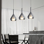 Glass Teardrop Pendant Light