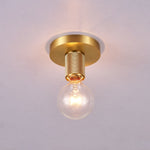Gleam Brass Ceiling Light – Modern Flush Mount for Bedroom & Living Room