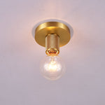 Gleam Brass Ceiling Light – Modern Flush Mount for Bedroom & Living Room