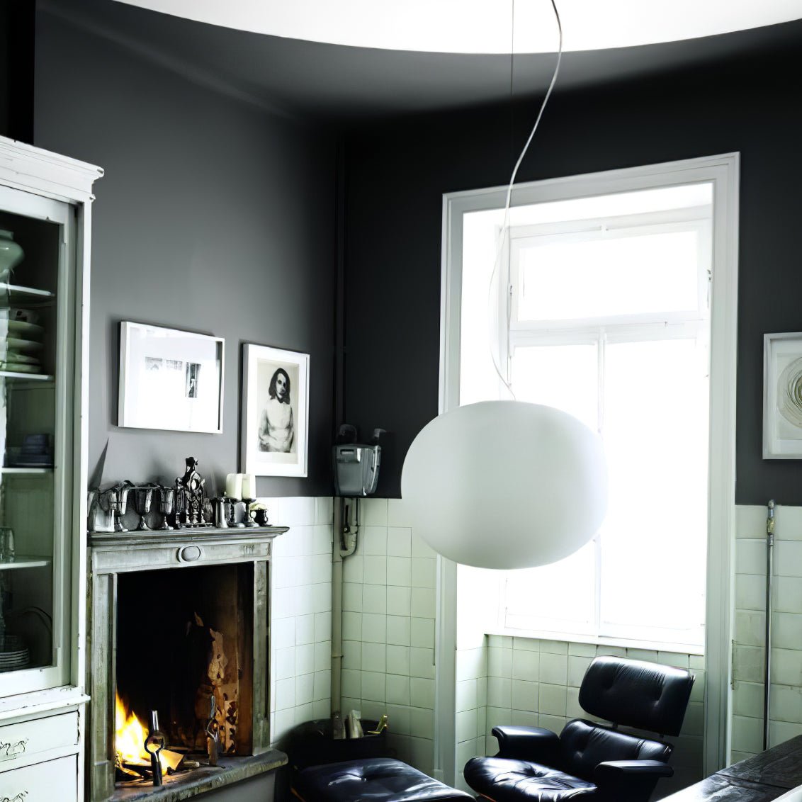 Globall Swag Pendant Light – Modern Glass Hanging Lamp for Dining & Living Areas