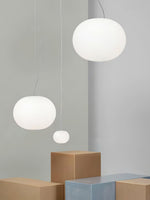 Globall Swag Pendant Light – Modern Glass Hanging Lamp for Dining & Living Areas