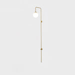 Globe Brass Wall Sconce