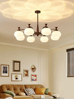 Globe Spotlight Chandelier – Modern Glass Pendant Light for Dining & Living Rooms