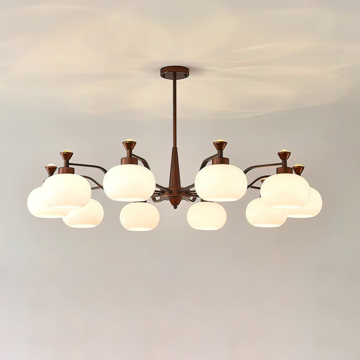 Globe Spotlight Chandelier – Modern Glass Pendant Light for Dining & Living Rooms