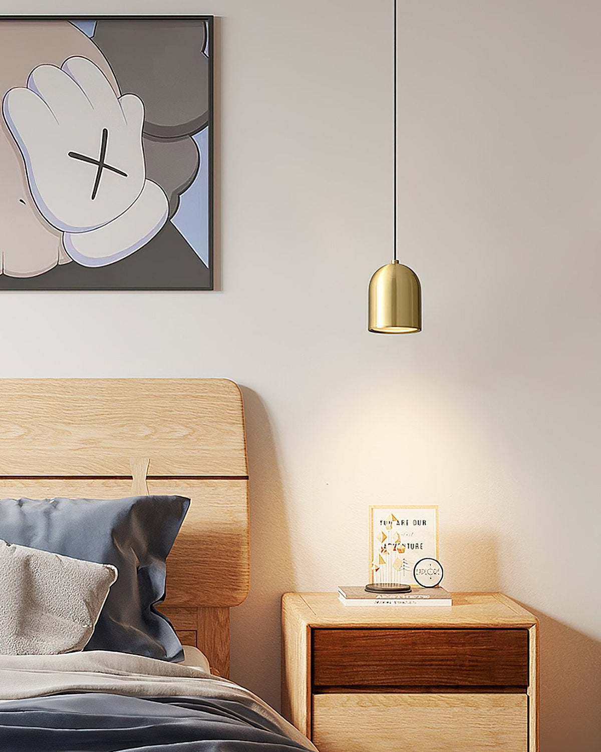 Gold Bell Pendant Lamp