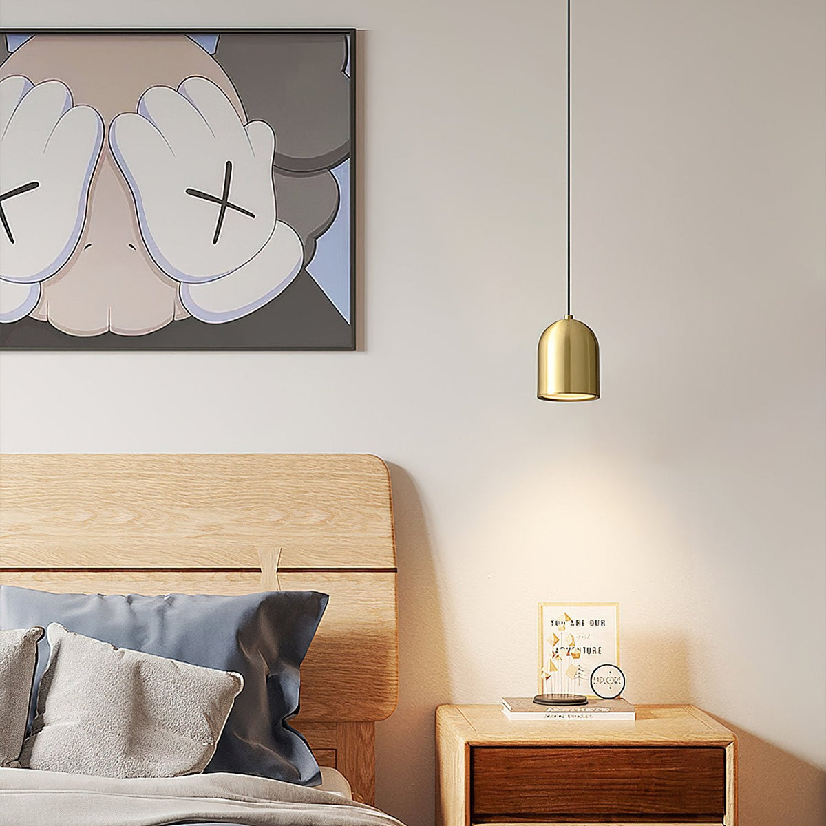 Gold Bell Pendant Lamp