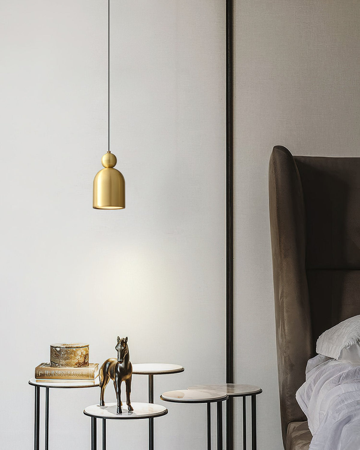 Gold Bell Pendant Lamp
