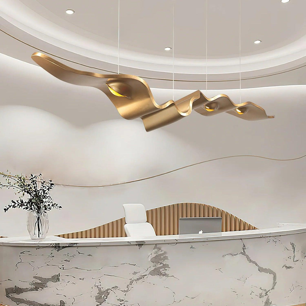 gold-ribbon-chandelier