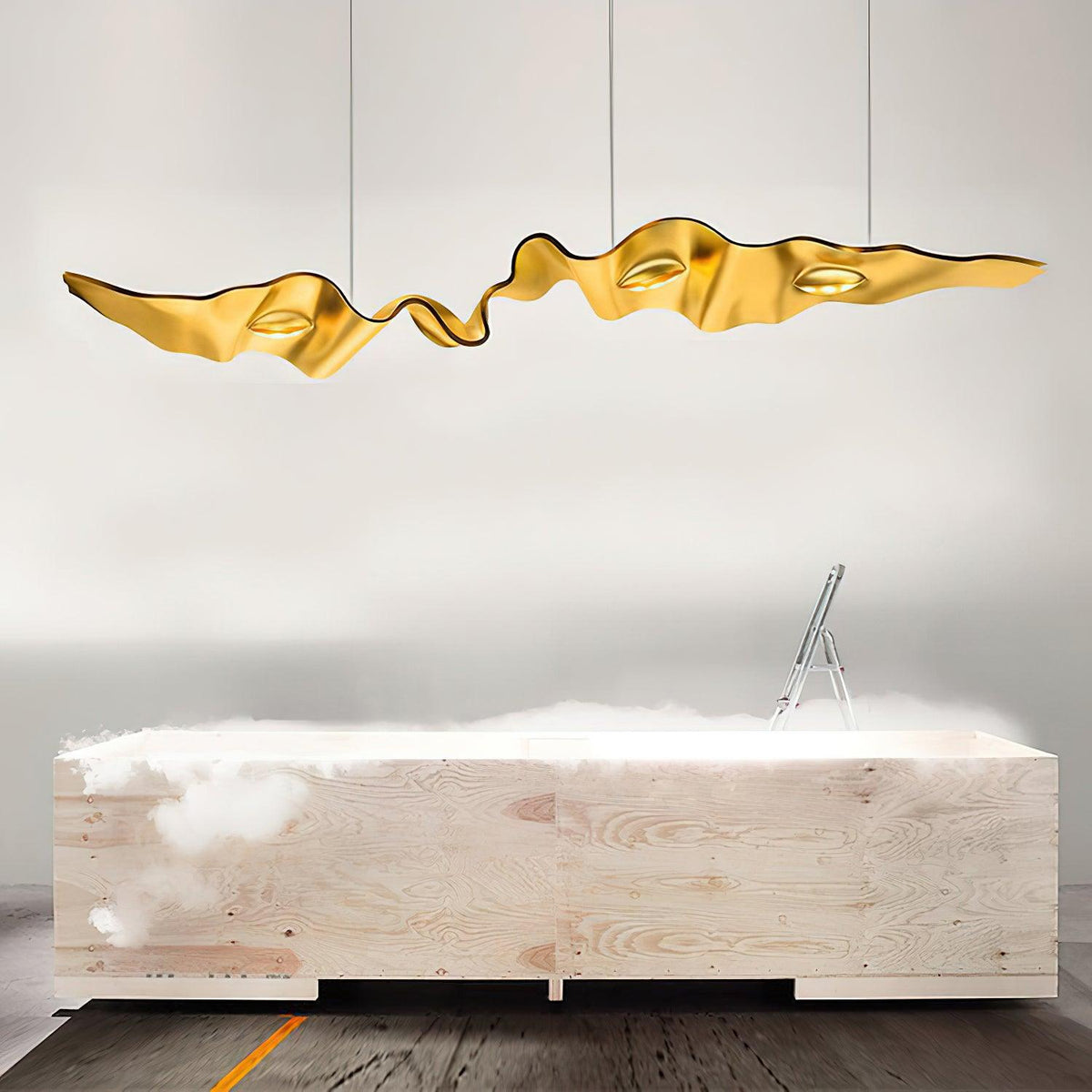gold-ribbon-chandelier