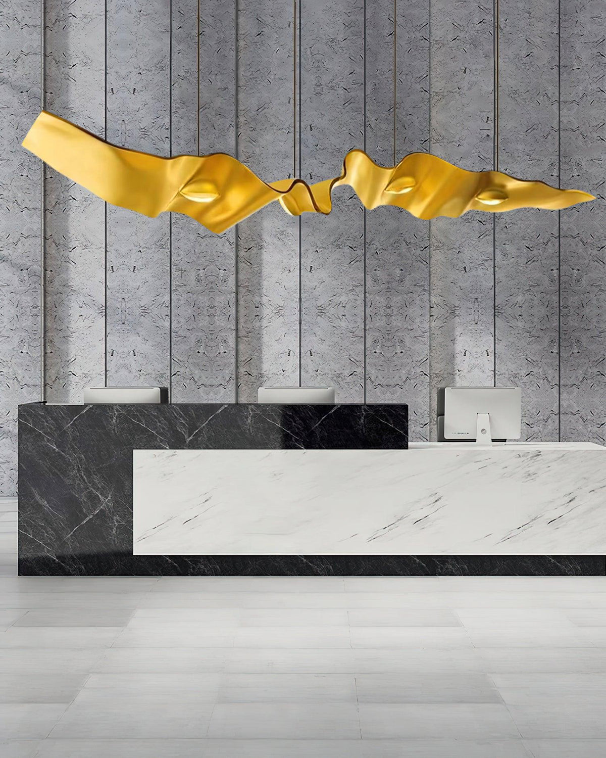 gold-ribbon-chandelier