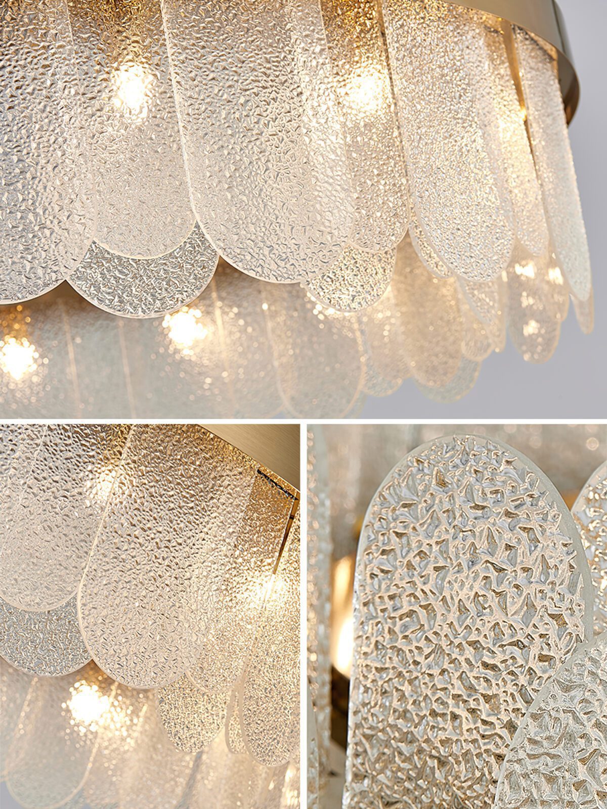 Gold Ring Chandelier