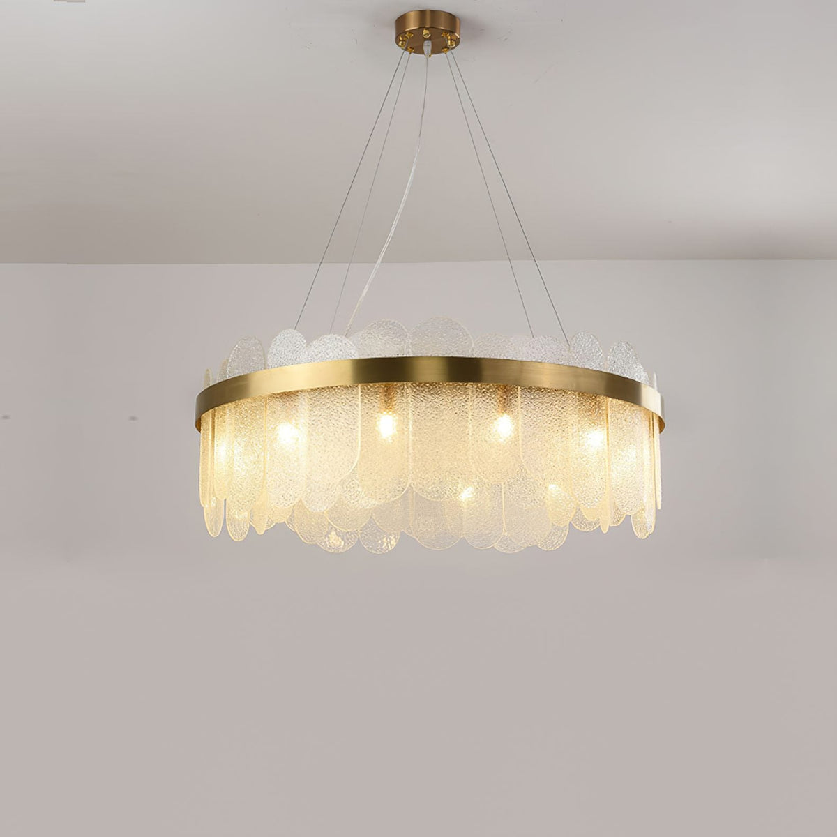 Gold Ring Chandelier