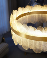 Gold Ring Chandelier