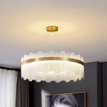 Gold Ring Chandelier