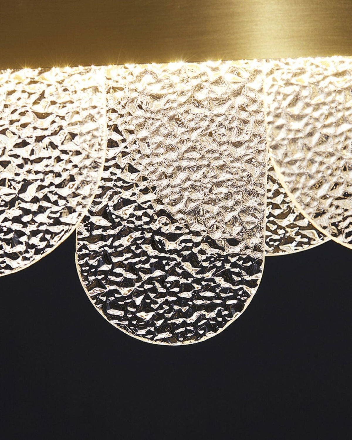 Gold Ring Chandelier