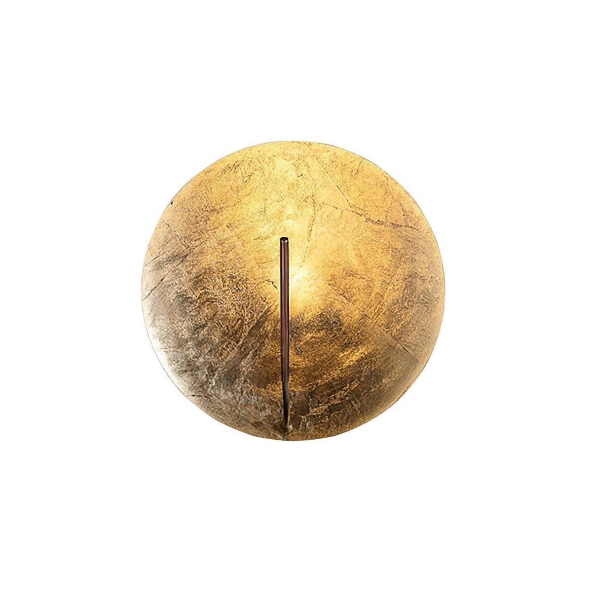 Golden Aura LED Wall Sconce – Modern Brass Finish Architectural Lighting