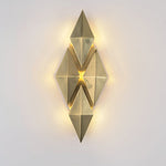 Golden Honeycomb LED Wall Light