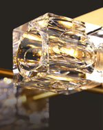 Golden Rubik’s Cube Ceiling Lamp