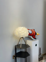 Goose Feather Table Lamp