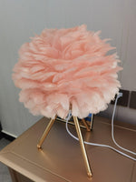 Goose Feather Table Lamp