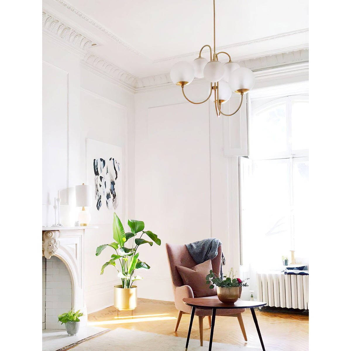 gooseneck-chandelier