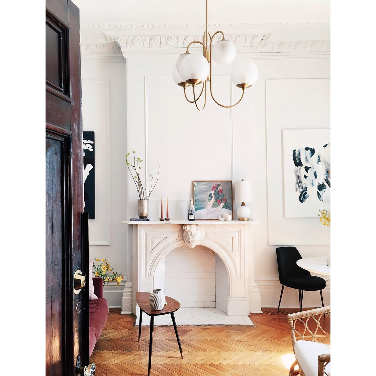 gooseneck-chandelier