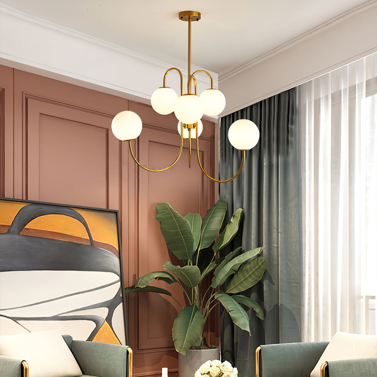 gooseneck-chandelier