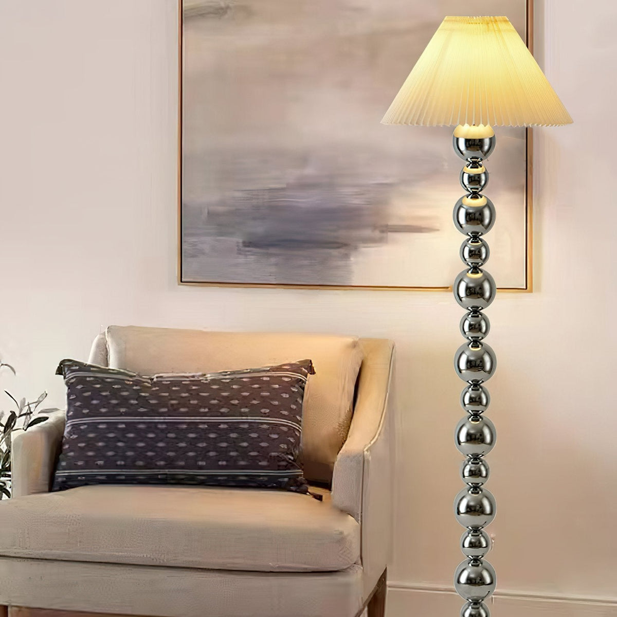Gourd Pleated Floor Lamp