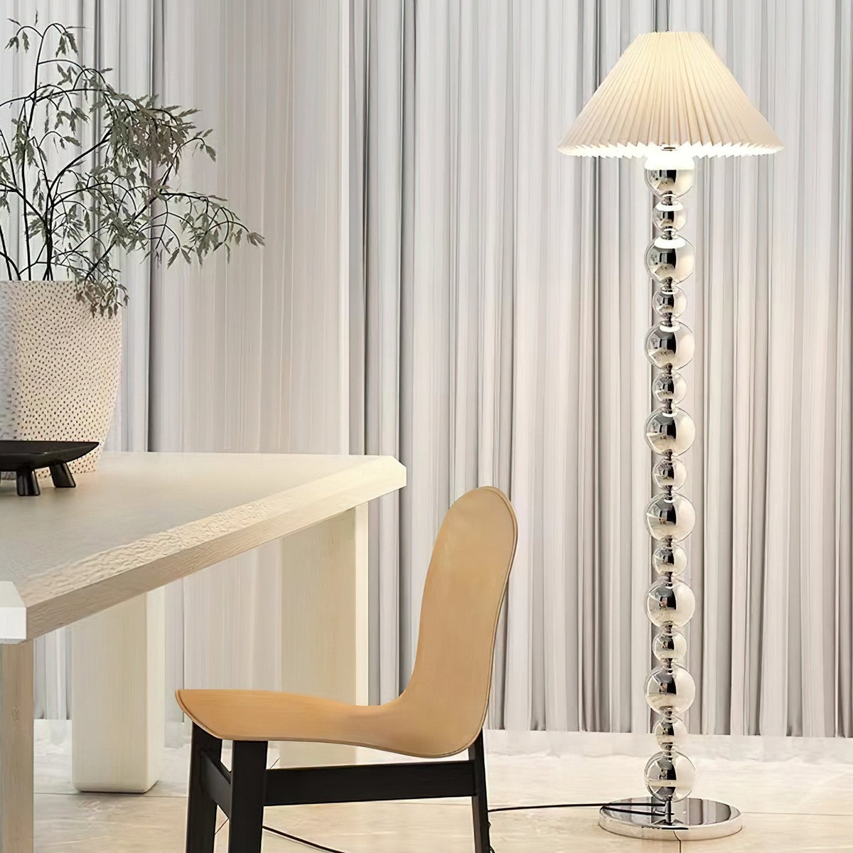 Gourd Pleated Floor Lamp