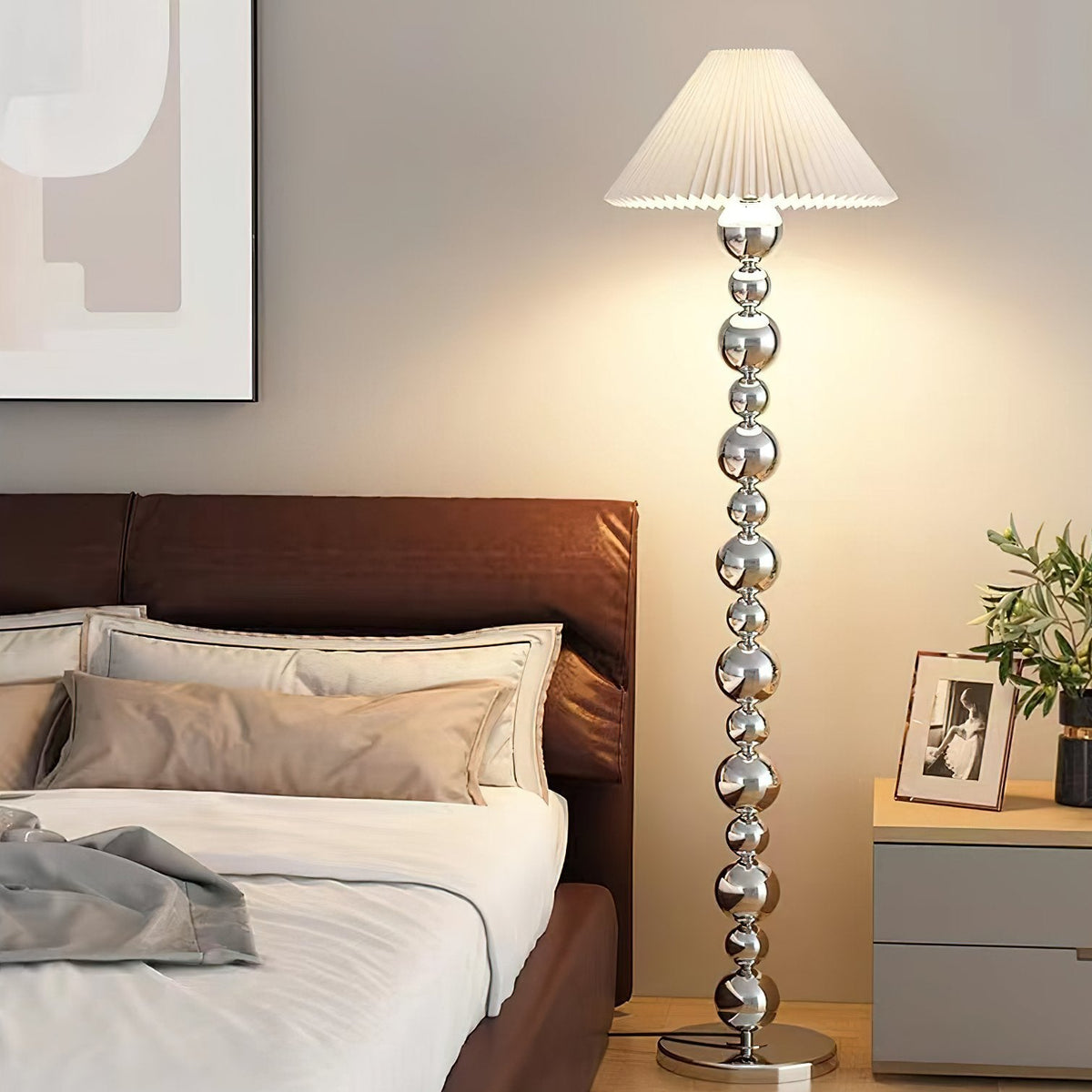 Gourd Pleated Floor Lamp