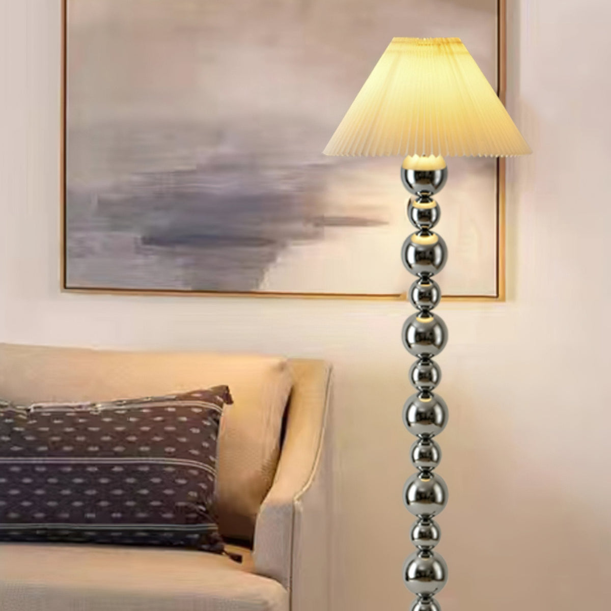 Gourd Pleated Floor Lamp