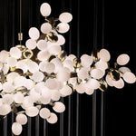 Selene Droplet Chandelier – Hand-Blown Murano Glass Pendant Light