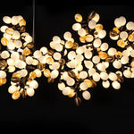 Selene Droplet Chandelier – Hand-Blown Murano Glass Pendant Light