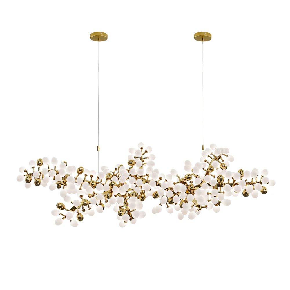 Selene Droplet Chandelier – Hand-Blown Murano Glass Pendant Light