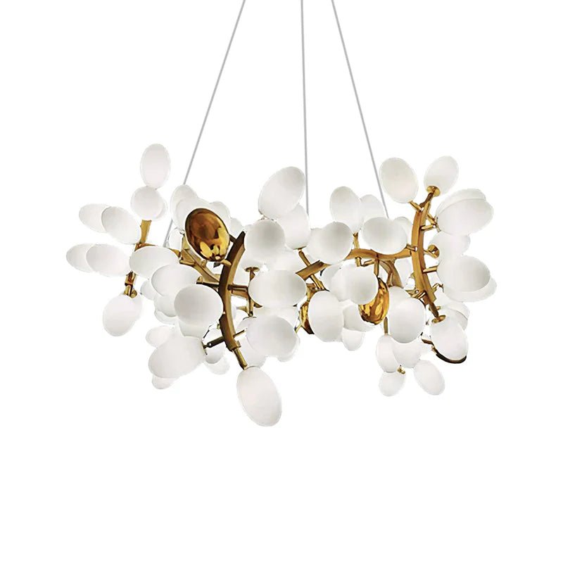 Selene Droplet Chandelier – Hand-Blown Murano Glass Pendant Light