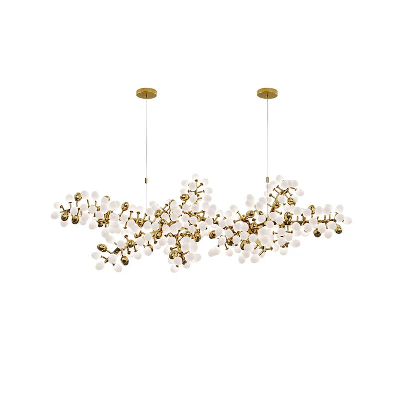 Selene Droplet Chandelier – Hand-Blown Murano Glass Pendant Light