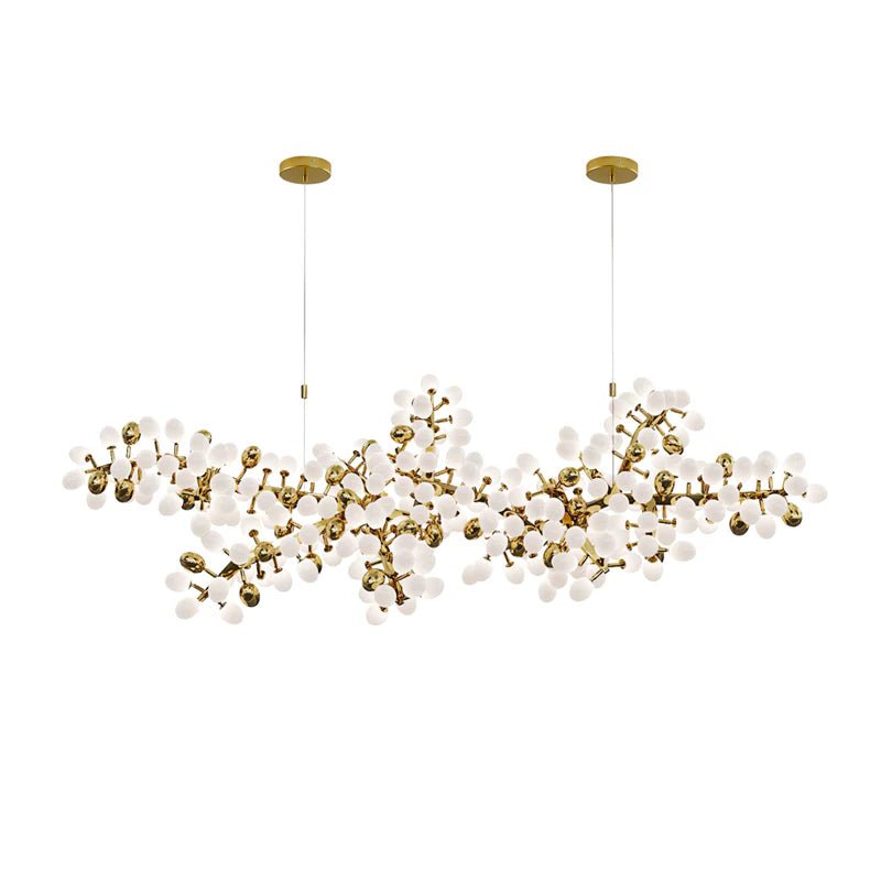 Selene Droplet Chandelier – Hand-Blown Murano Glass Pendant Light