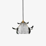 Green Leaf Floral Pendant Light