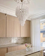 grid-glass-waterfall-chandelier