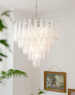 grid-glass-waterfall-chandelier