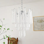 grid-glass-waterfall-chandelier